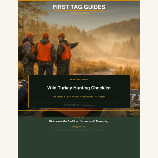 Wild Turkey Hunting Checklist